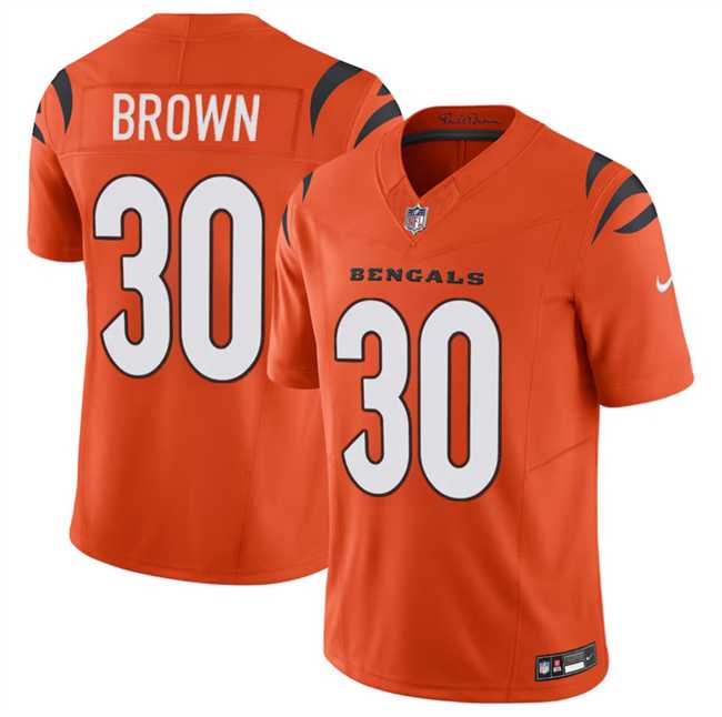 Men & Women & Youth Cincinnati Bengals #30 Chase Brown Orange 2024 F.U.S.E Vapor Untouchable Limited Stitched Jersey Dzhi->cincinnati bengals->NFL Jersey